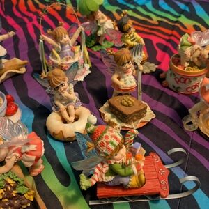 Colorful Fairy Figurines Collection